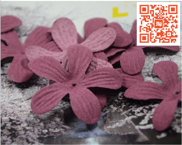 กลีบดอกไม้ผ้า ขนาด 4.5 ซม. มี 5 สีให้เลือก#CR038