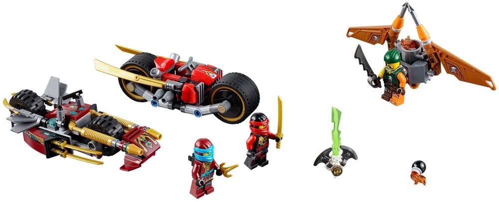 LEGO Ninjago 70600 Ninja Bike Chase (Damaged Box)