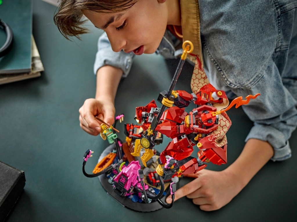 เลโก้ LEGO NINJAGO 71846 The Fire Knight Mech