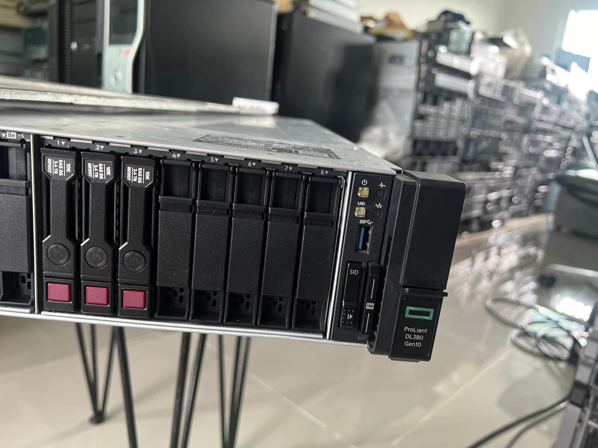 server hp dl380 gen10 2cpu 256gb 40Cores 80Threads ประกัน 3 เดือน เอชพีเซิร์ฟเวอร์มือสองพร้อมใช้งาน