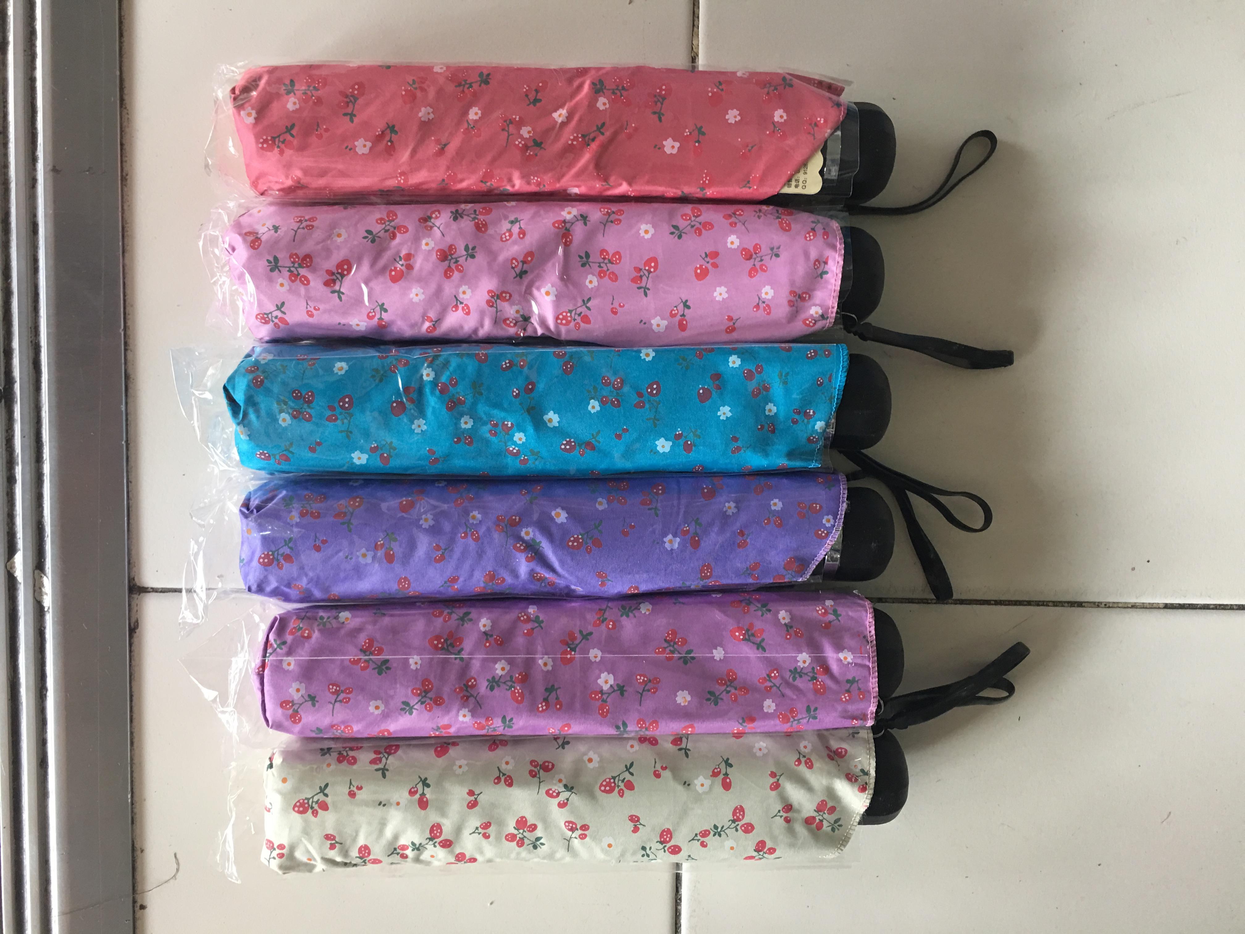 ร่มโค้งแฟชั่นยูวีดำรหัส3417