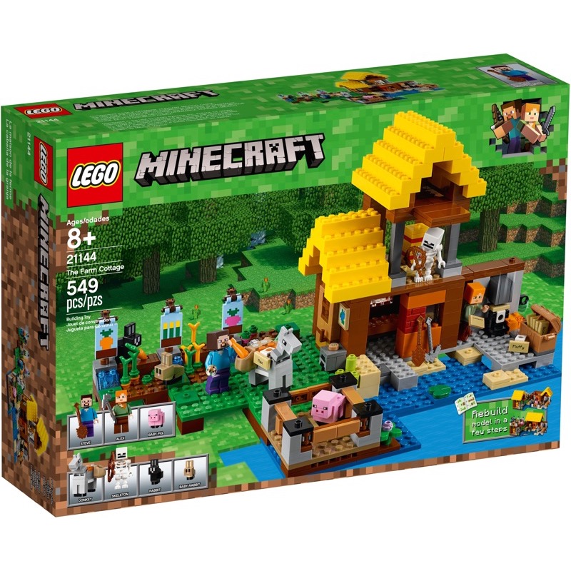 LEGO Minecraft 21144 The Farm Cottage (กล่องไม่สวย)