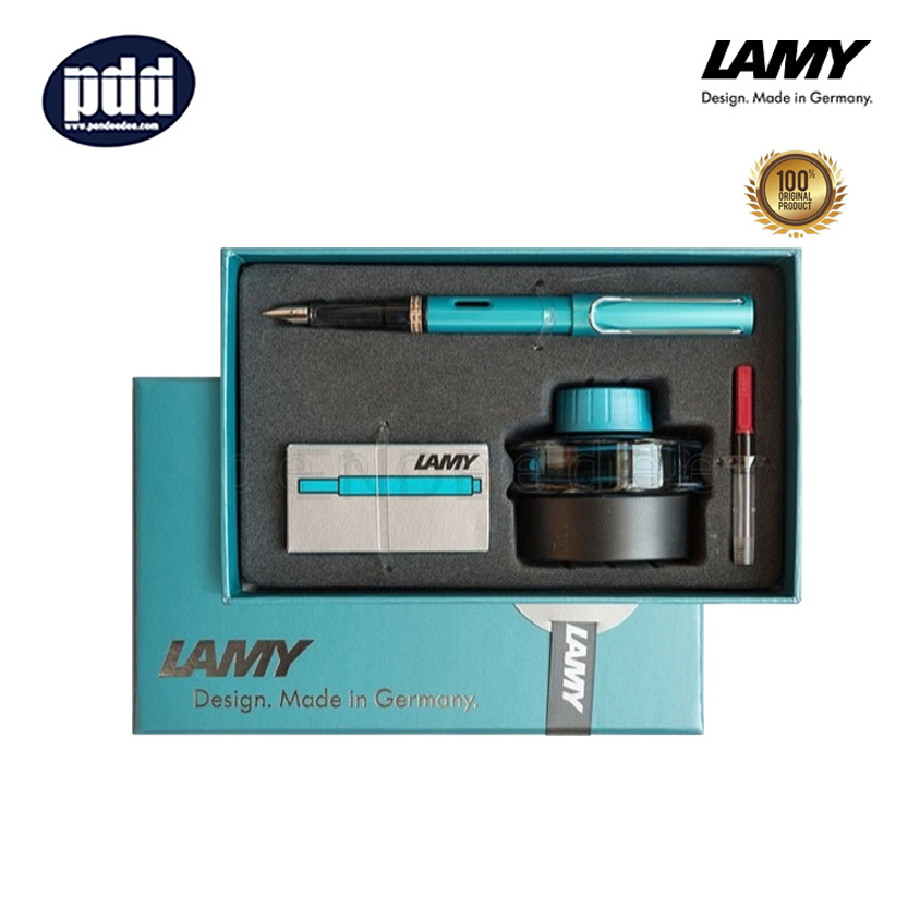 LAMY เซ็ทปากกาหมึกซึม ออลสตาร์ แปซิฟิค บลู สเปเชียล อิดิชั่น 2017 - LAMY Gift Set AL-star Fountain Pen - Pacific Blue Special Edition 2017