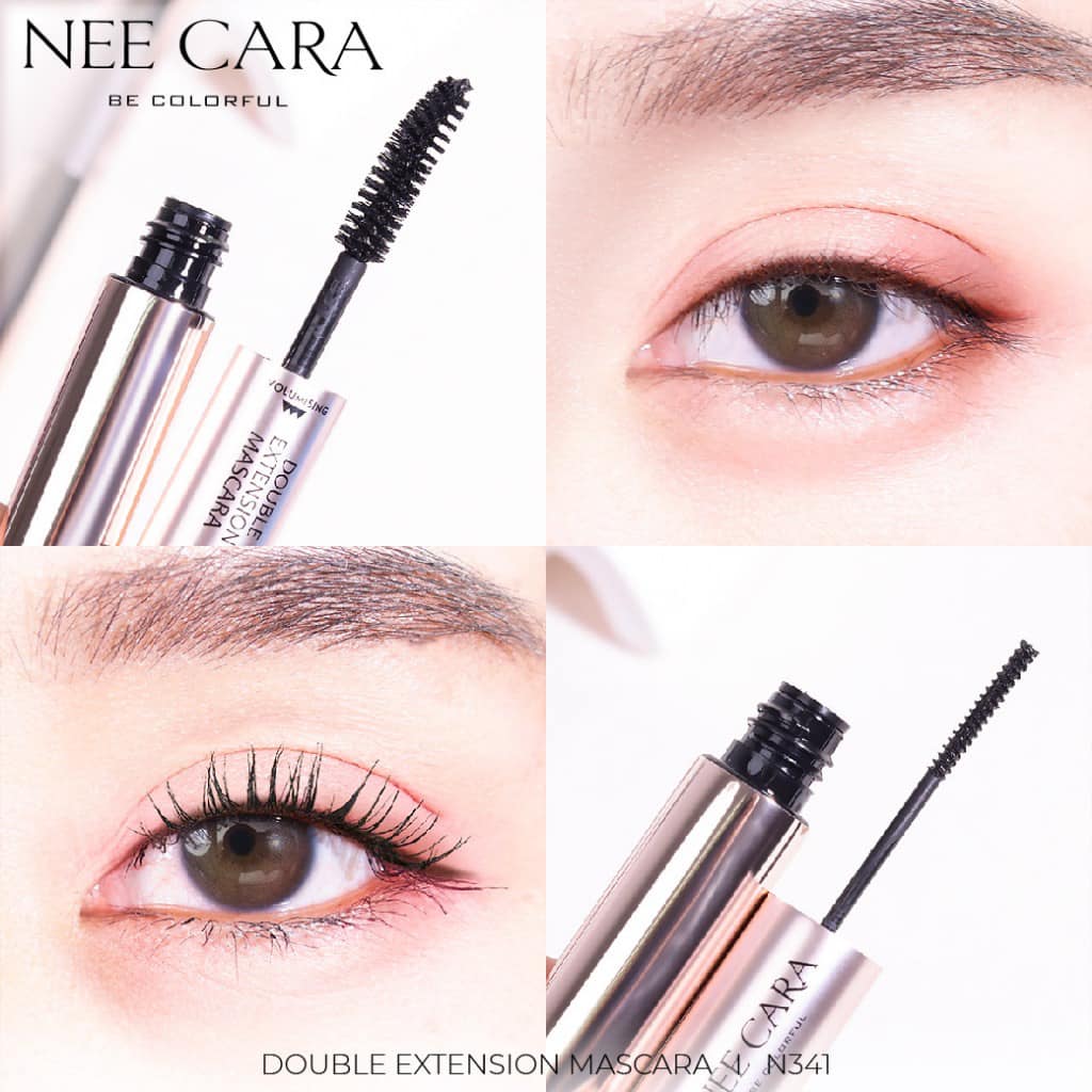 Nee Cara mascara double extension mascara นีคาร่า มาสค่าร่า ดับเบิ้ล เอ็กซ์เทนชั่น มาสคาร่า