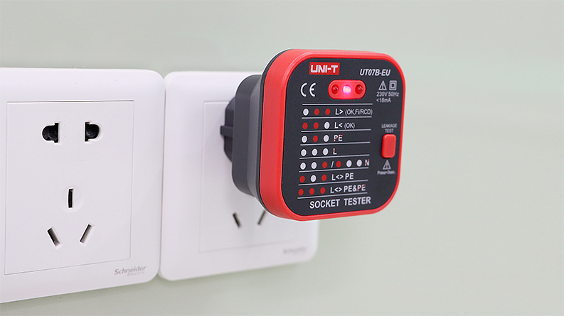 UNI-T UT07B-EU Socket Tester อุปกรณ์ทดสอบปลั๊กไฟ