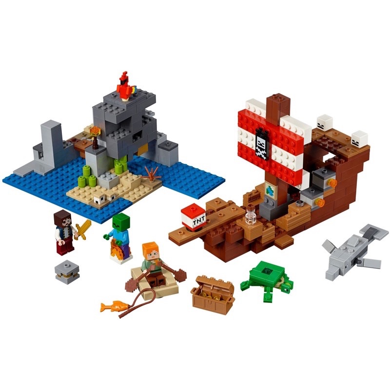 LEGO Minecraft 21152 The Pirate Ship Adventure