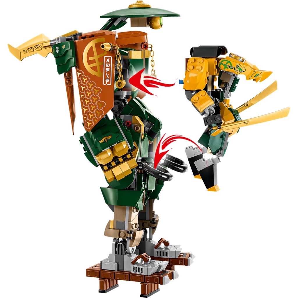 เลโก้ LEGO Ninjago 71794 Lloyd and Arin's Ninja Team Mechs