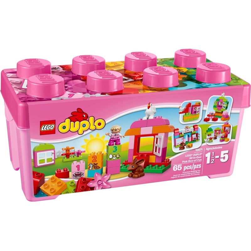 LEGO Duplo 10571 All in One Pink Box of Fun