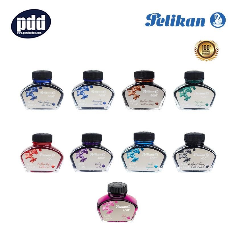 PELIKAN หมึกขวด พิลิแกน 4001 หมึกน้ำเงิน PELIKAN 4001 Royal Blue Ink in Bottle Refill
