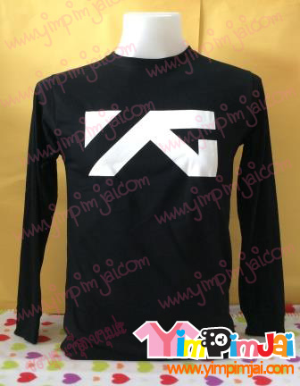 เสื้อยืด แขนยาว สีดำ ตามสั่ง KG