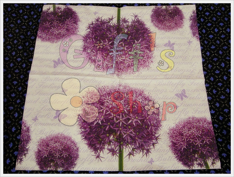 กระดาษแนปกิ้น ลายดอกไม้สีม่วง, ลายดอกไม้กลมๆ, ลายดอกไม้โทนสีม่วง, ลายดอกไม้, พื้นหลังสีขาว, พื้นหลังสีอ่อน, พื้นหลังสีขาวลายผีเสื้อ