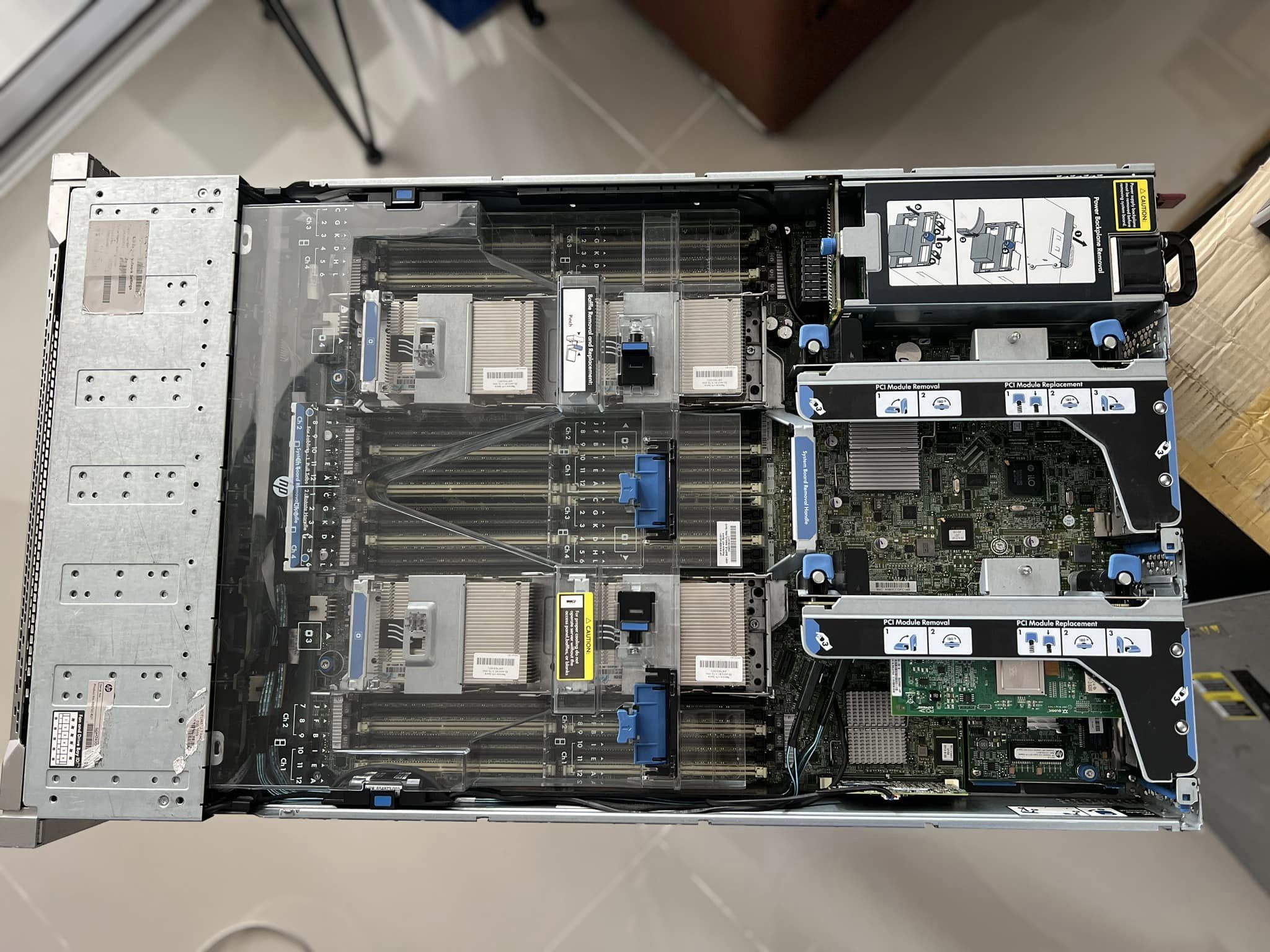 Server hp dl560 g8 4cpu ram 64gb 32Cores เซิร์ฟเวอร์มือสองพร้อมใช้งาน
