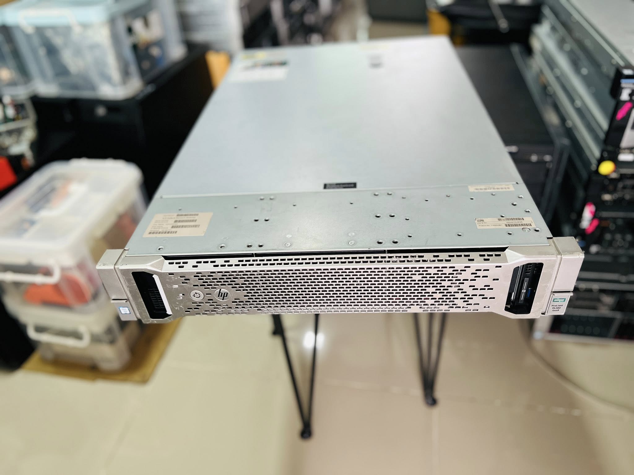 server hp dl380 g9 2cpu 64gb v4 28cores ประกันร้าน 3 เดือน เซิร์ฟเวอร์เอชพีมือสองพร้อมใช้งาน