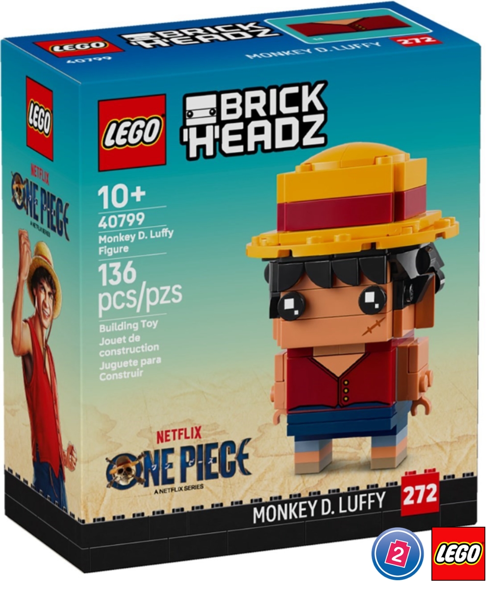 เลโก้ LEGO BrickHeadz 40799 ONE PIECE Monkey D. Luffy Figure