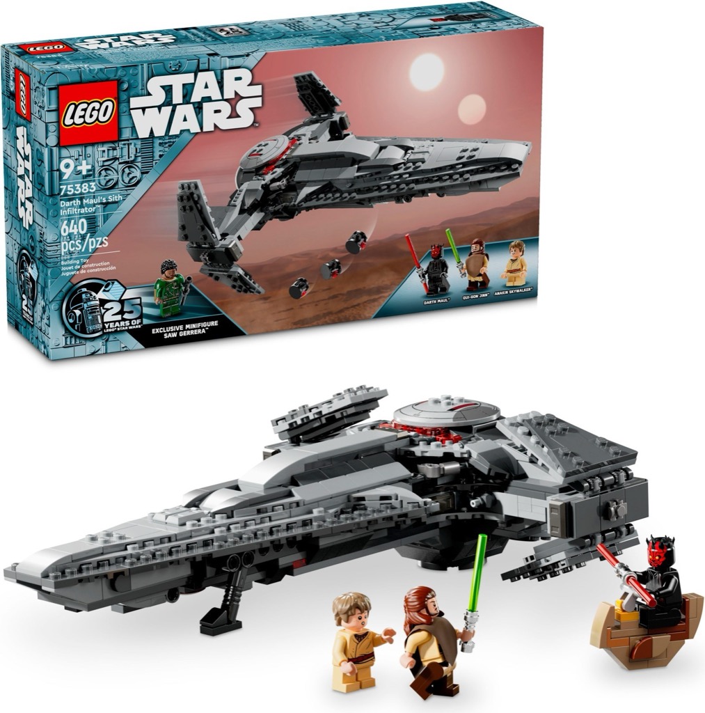 เลโก้ LEGO Star Wars 75383 Darth Maul's Sith Infiltrator