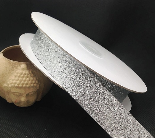 แถบกลิตเตอร์ PU ขนาด กว้าง 2.5 ซม. มีให้เลือก 5 สี #FB11