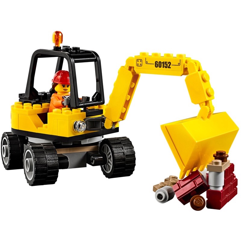 LEGO City 60152 Sweeper & Excavator
