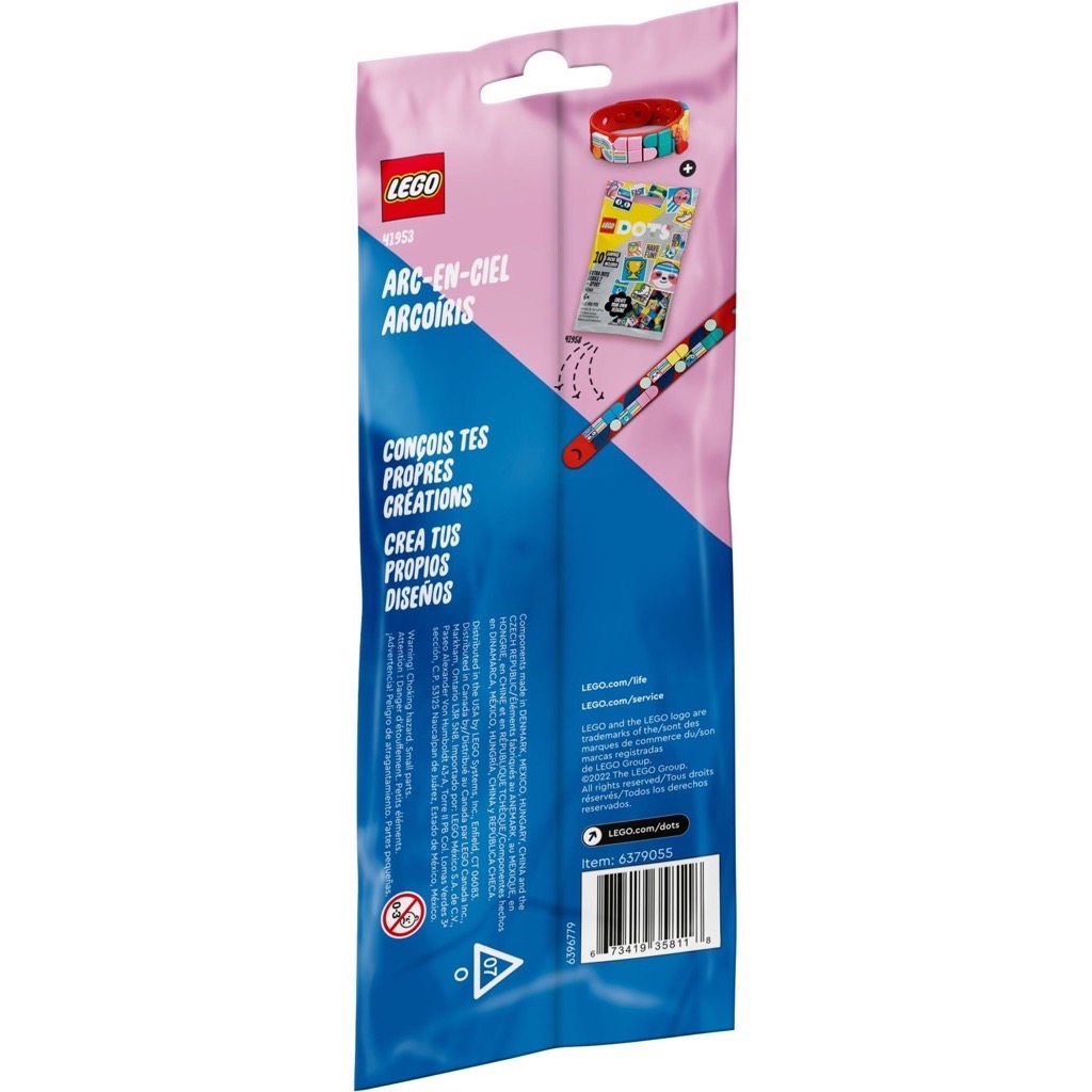 เลโก้ LEGO DOTs 41953 Rainbow Bracelet with Charms