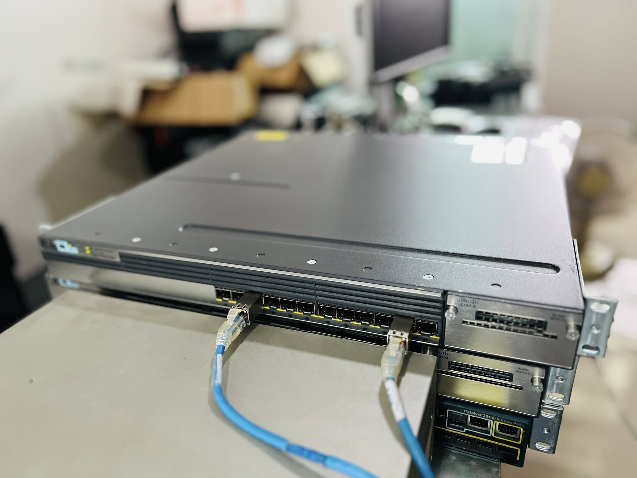 Switch Cisco 3750X 12port SFP Gigabit layer 3 สวิทซิสโก้มือสองพร้อมใช้งาน