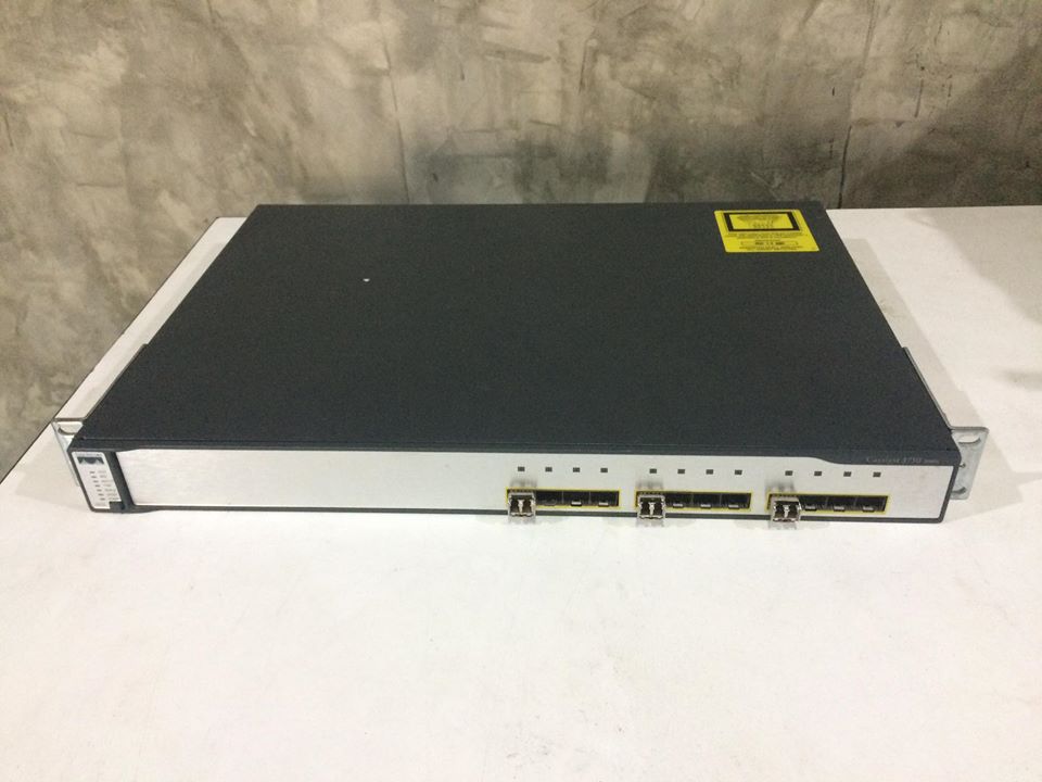 Cisco 3750G 12port SFP มือ 2 พร้อมใช้งาน