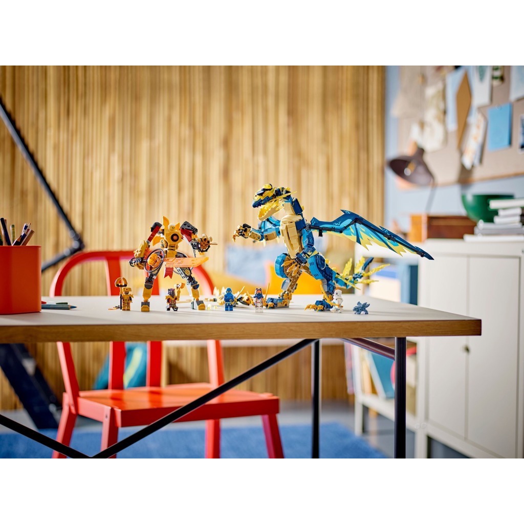 เลโก้ LEGO Ninjago 71796 Elemental Dragon vs. The Empress Mech