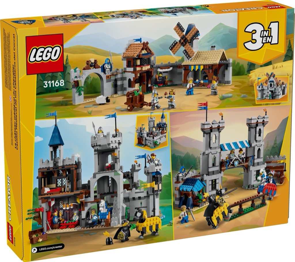 เลโก้ LEGO Creator 31168 Medieval Horse Knight Castle
