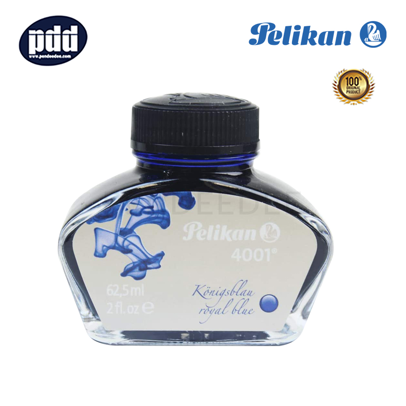 PELIKAN หมึกขวด พิลิแกน 4001 หมึกน้ำเงิน PELIKAN 4001 Royal Blue Ink in Bottle Refill