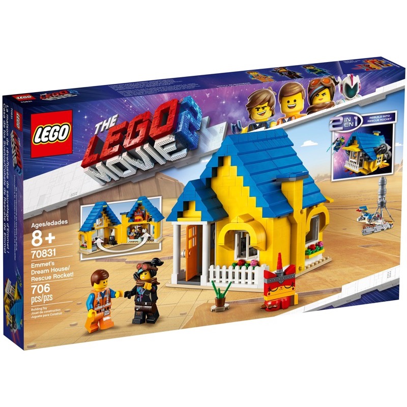 LEGO The Lego Movie 70831 Emmet's Dream House/Rescue Rocket!