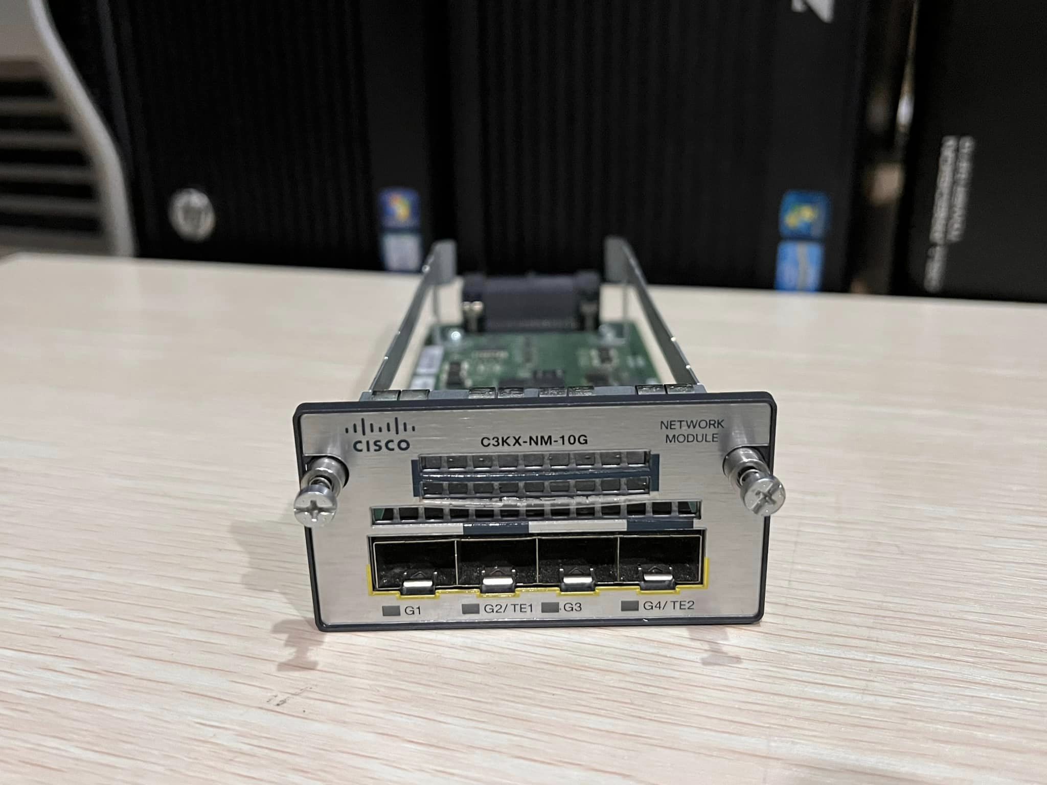 Module Cisco C3KX-NM-10G 4 sfp gigabit 3560x 3750x มือสองพร้อมใช้งาน