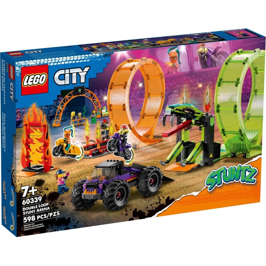 เลโก้ LEGO City 60339 Double Loop Stunt Arena