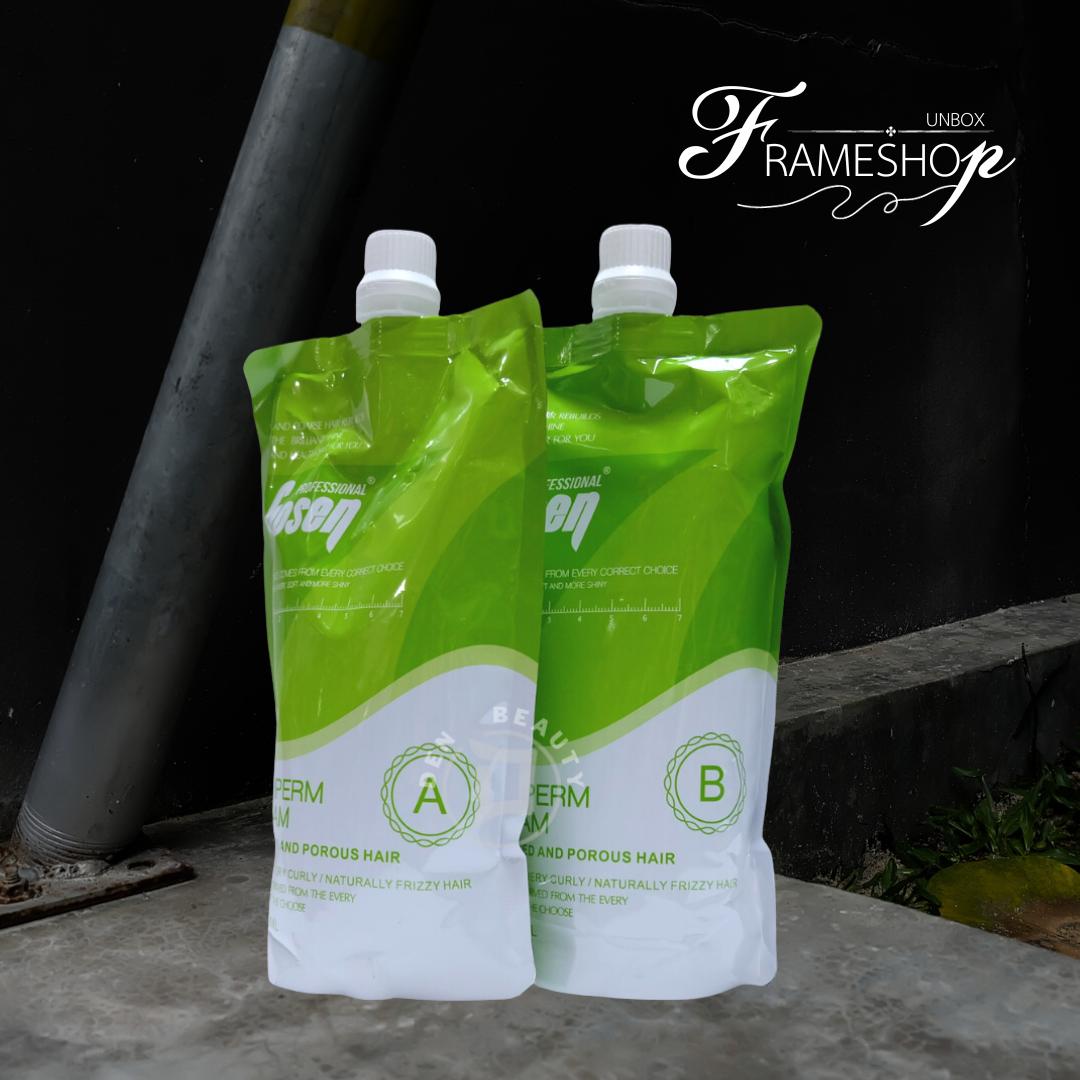 Gosen hairperm cream สูตรผมอ่อนแอ ครีมยืดผมถาวร 400ml + ครีมโกรกผม 400ml โกเซ็น ครีมยืดผม น้ำยายืดผม น้ำยายืดผมถาวร น้ำยาโกรกผม โกรกผม ยืดผม