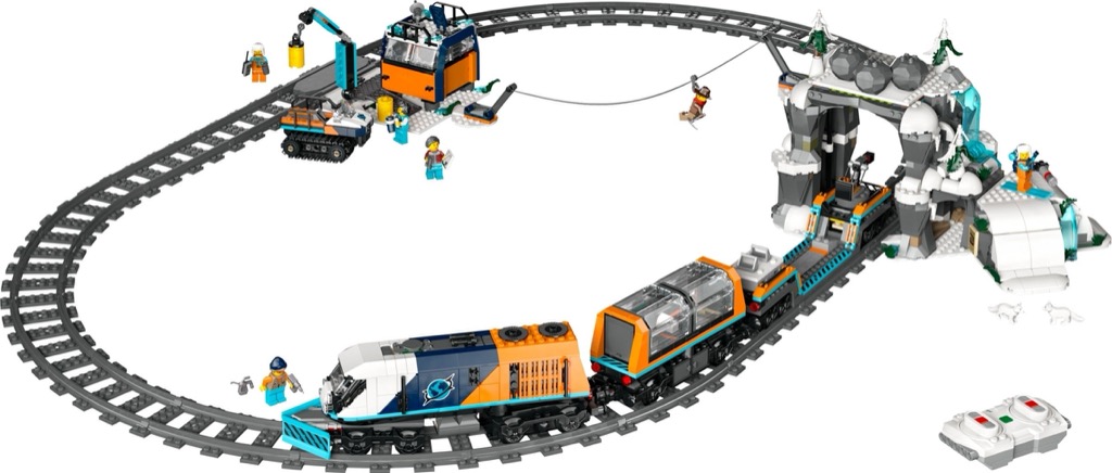 เลโก้ LEGO City 60470 Explorers’ Arctic Polar Express Train