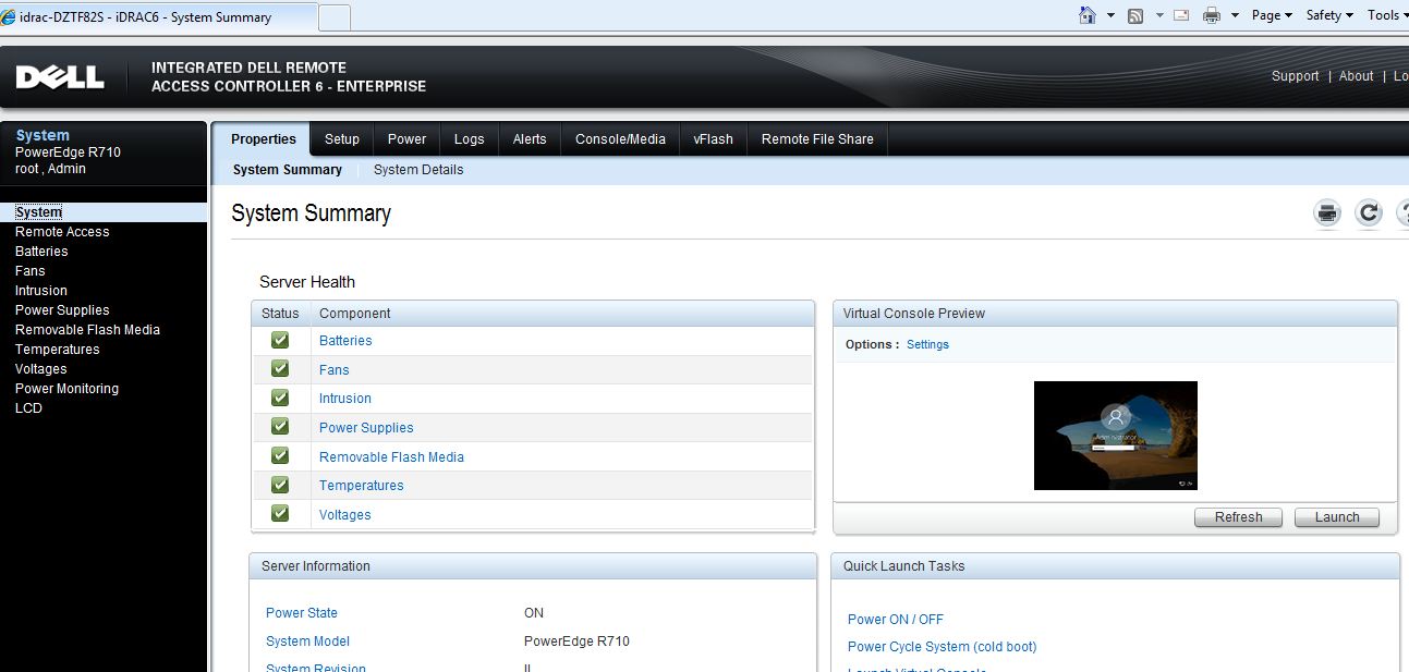 dell r710 2cpu ram 32 12cores เซิฟเวอร์มือสองพร้อมใช้งาน