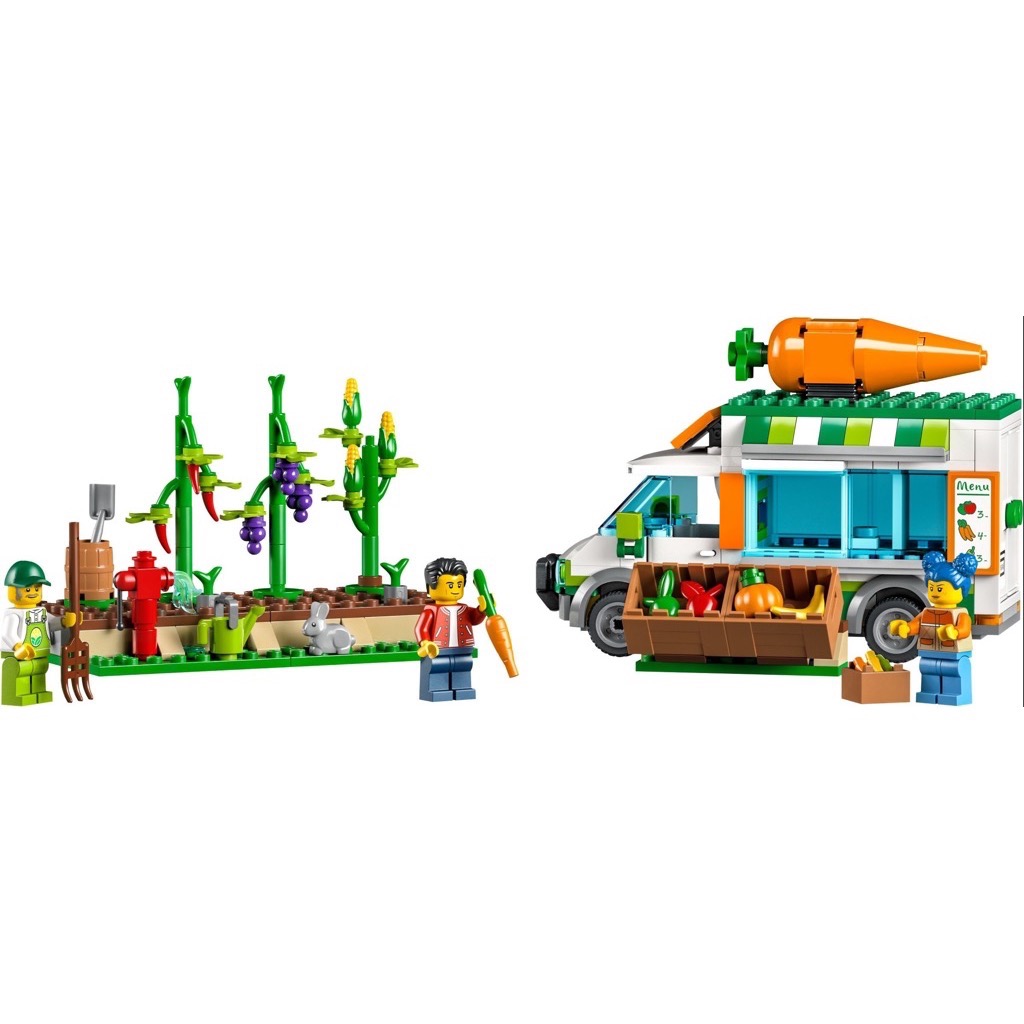 เลโก้ LEGO City 60345 Farmers Market Van