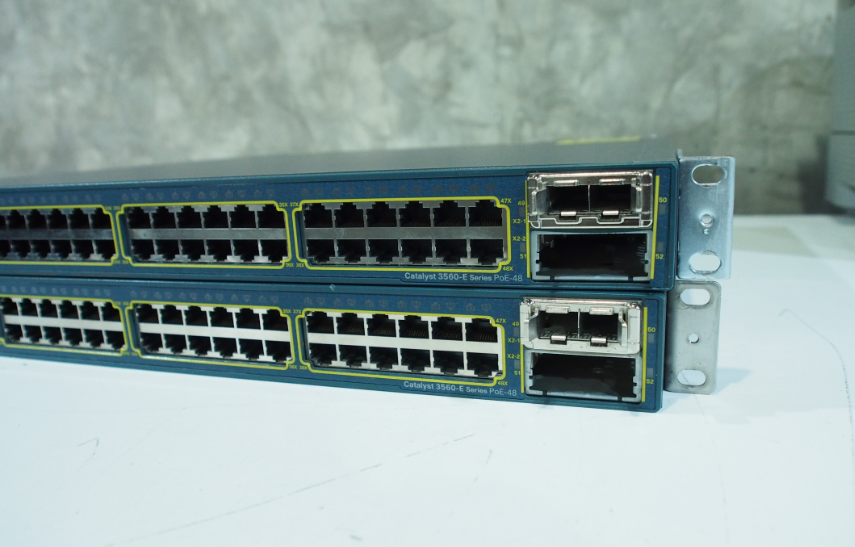 Cisco C3560E 48PoE Gig มือ 2 พร้อมใช้งาน
