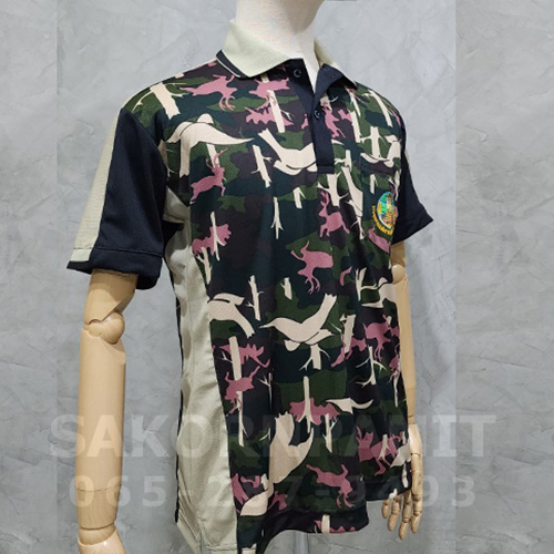 โปโลลายพราง ต่อข้างเขียวอนุรักษ์ /อุทยานฯ (ผ้ากีฬา)