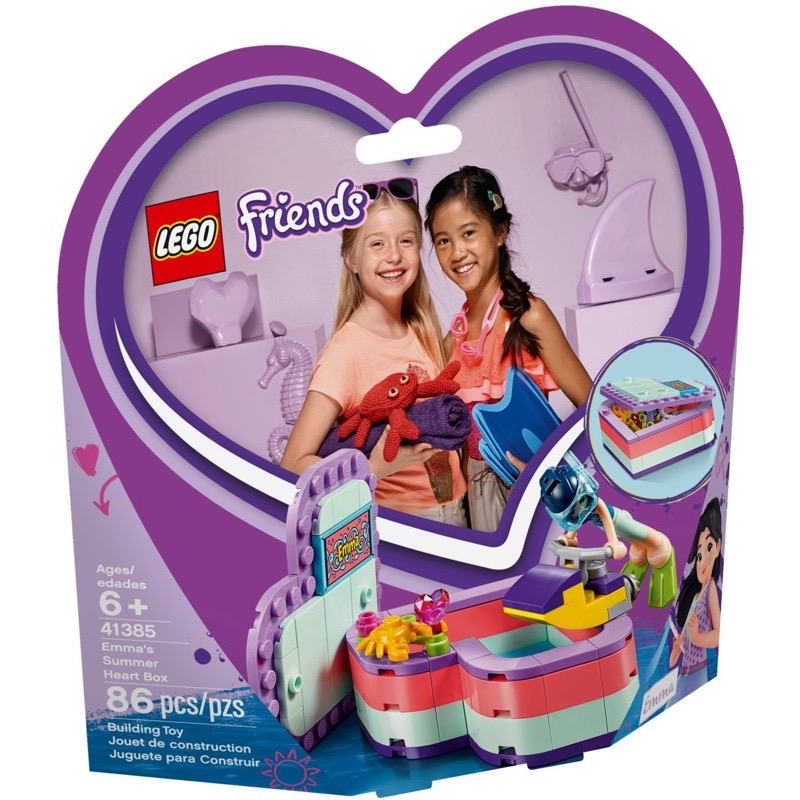 LEGO Friends 41385 Emma's Summer Heart Box