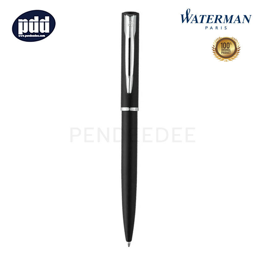 WATERMAN ปากกาลูกลื่น วอเตอร์แมน อัลเลอร์ WATERMAN Allure Muted Black Ballpoint Pen