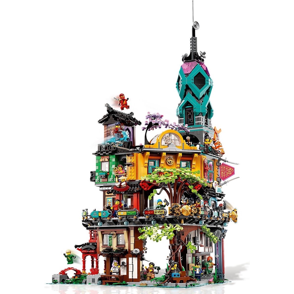 เลโก้ LEGO Exclusives 71741 Ninjago City Gardens (มีกล่องกระดาษตรงรุ่น)