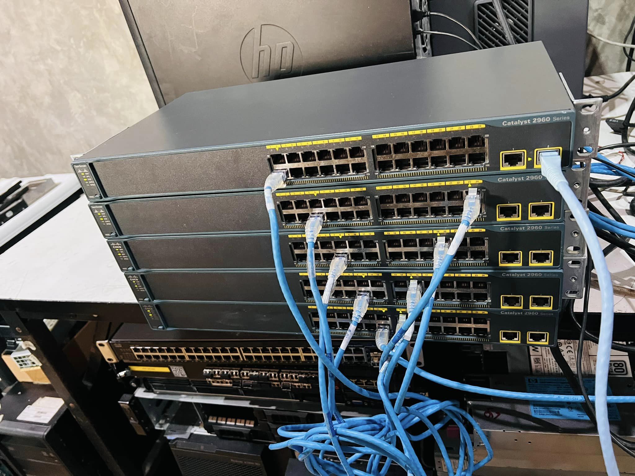cisco 2960 24 port สวิทมือสองพร้อมใช้งาน