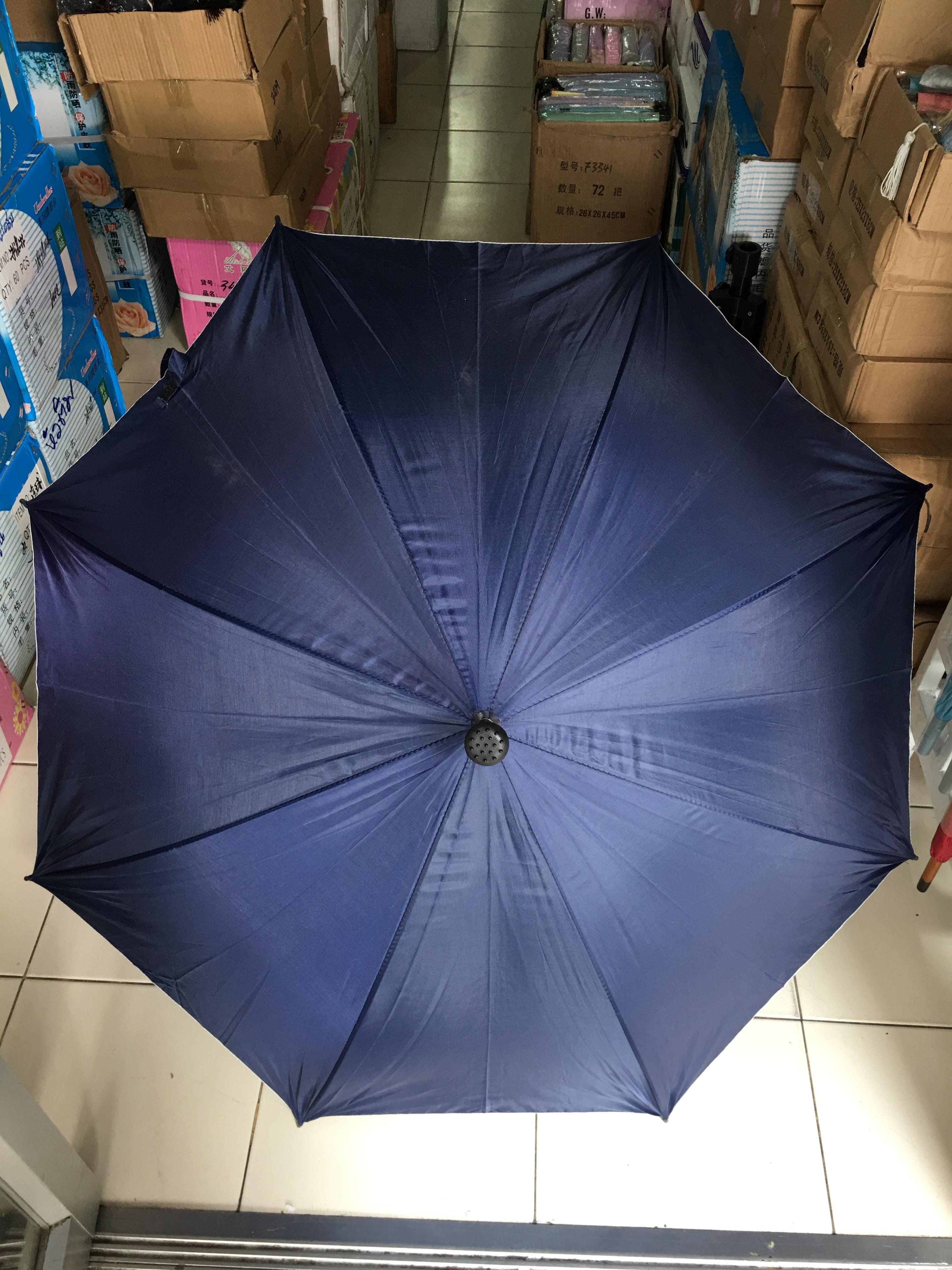 ร่มไม้เท้า8ก้าน24นิ้วมียูวี รหัส ta02