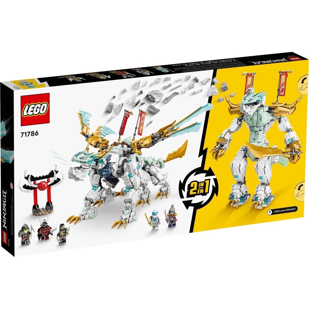 เลโก้ LEGO Ninjago 71786 Zane's Ice Dragon Creature