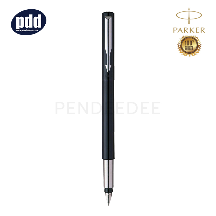 PARKER VECTOR FOUNTAIN PEN BLACK ปากกาหมึกซึม ป๊าคเกอร์ เว็คเตอร์ ดำ