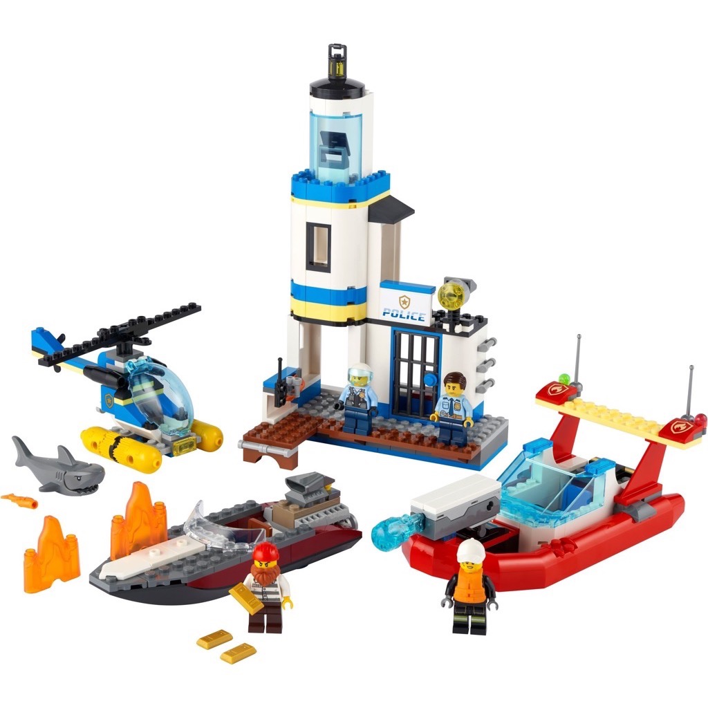 เลโก้ LEGO City 60308 Seaside Police and Fire Mission