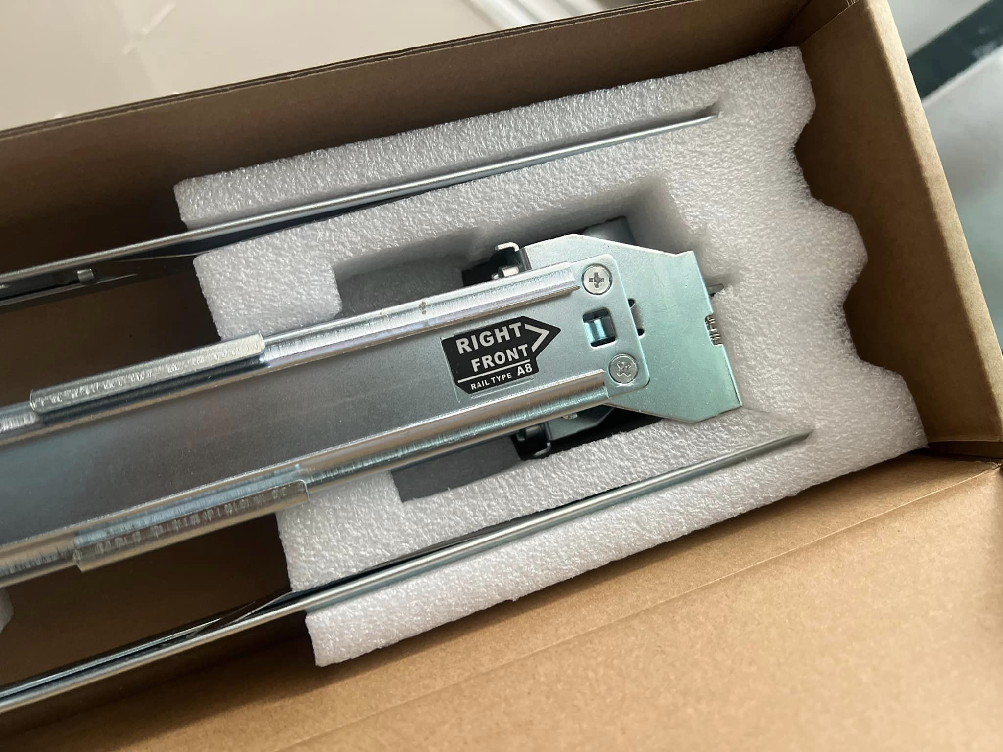 ราง rack Server dell R730 R720 R740 R510 R520 R530 R540 R820 Post Rack 2U Static Rails 0H872R รางแร็คเซิฟเวอร์เดลมือสองพร้อมใช้งาน