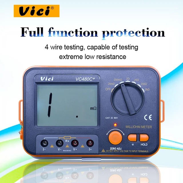 VICI VC480C+ Digital Milli-Ohm Meter