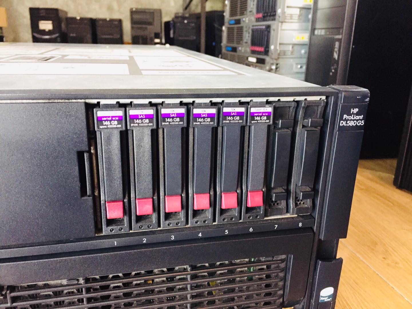 HP Proliant DL580 G5 2cpu มือ 2 พร้อมใช้งาน