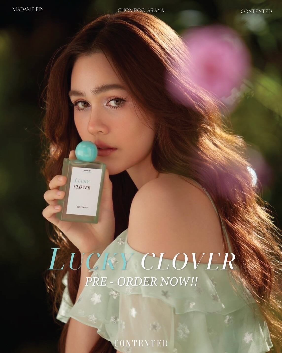 Madame Fin น้ำหอมแม่ชมพู่ อารยา กลิ่น Lucky Clover | หอมสะอาดสดชื่น ฉายากลิ่นผู้ดี + ของแถม3 ชิ้น