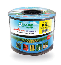 D-TAPE 20 เทปน้ำหยด ระยะหยด 20 ซม.