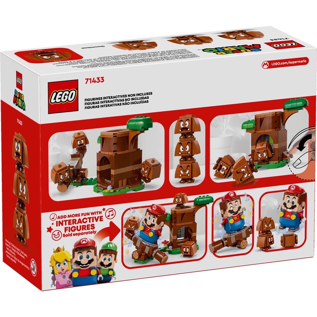 เลโก้ LEGO Super Mario 71433 Goombas' Playground